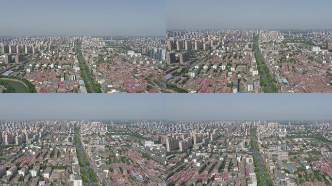 4K-沧州城市大景航拍空镜