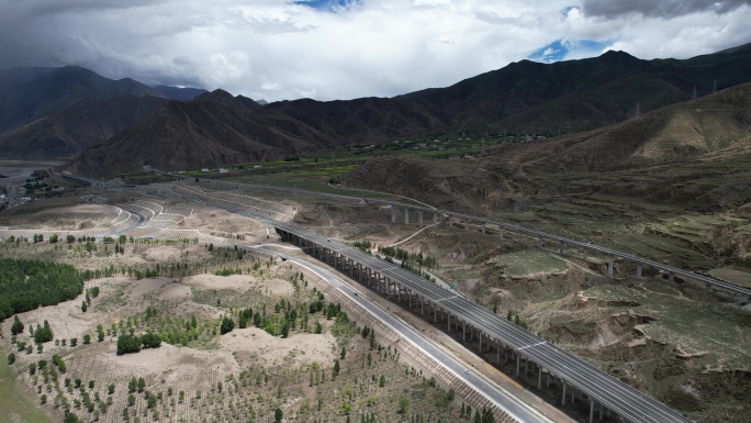 西藏国道G318航拍