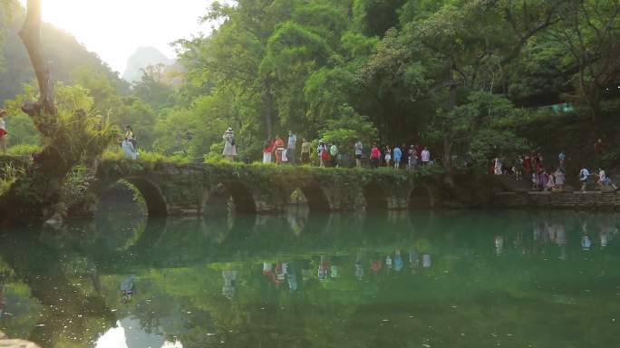 4K夕阳荔波小七孔古桥12组