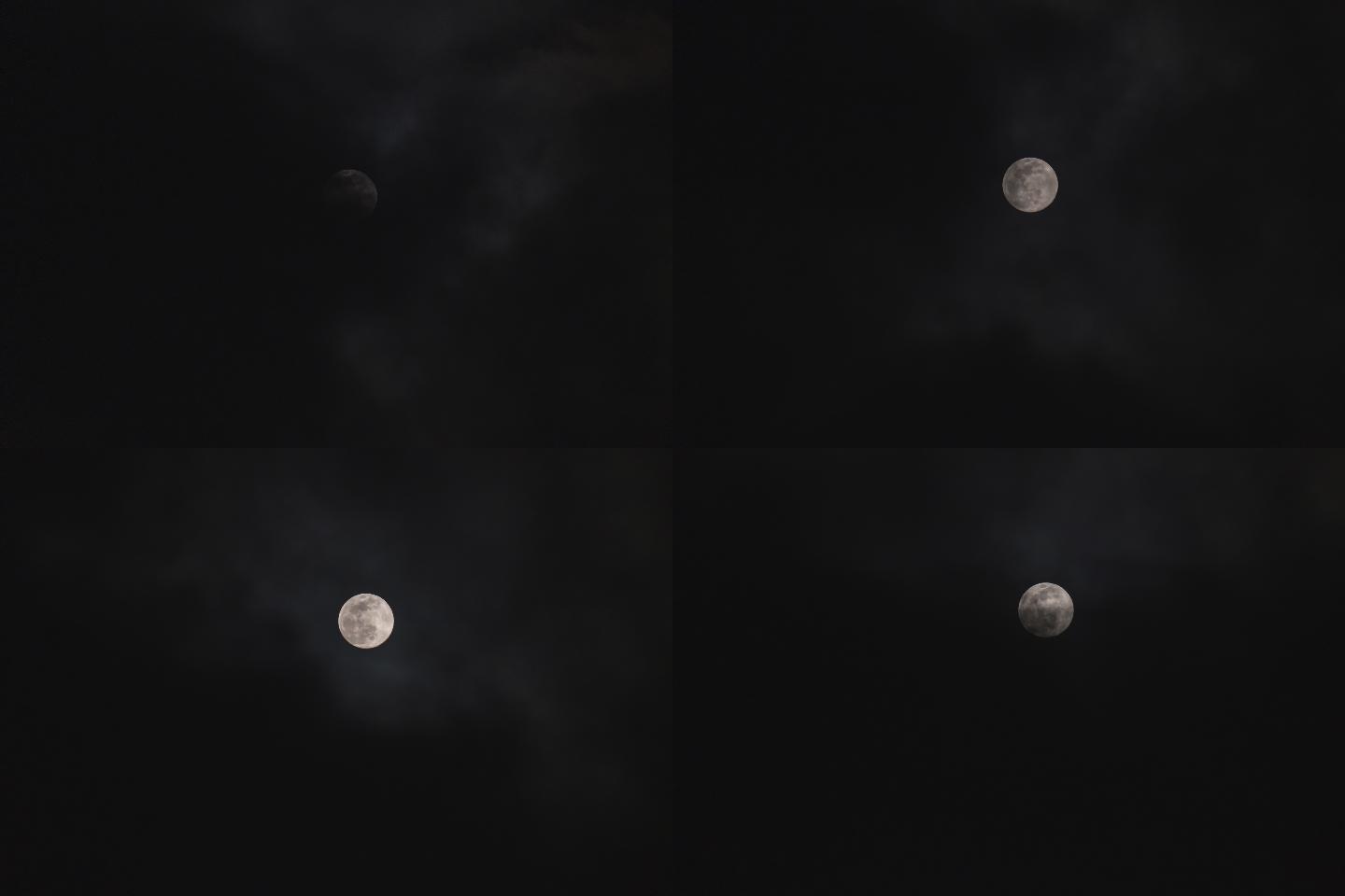 6K月亮 延时摄影视频素材