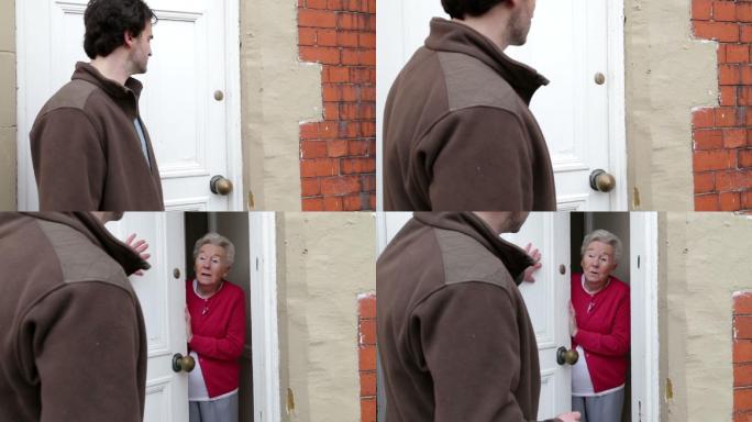 咄咄逼人的推销员