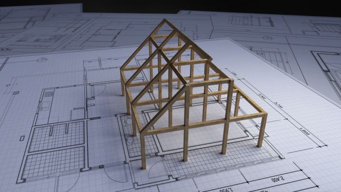 房屋建筑设计平面图