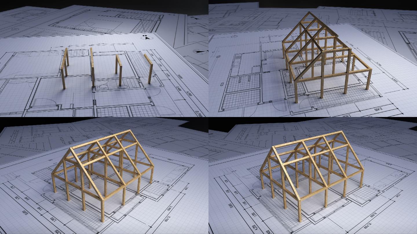 房屋建筑设计平面图