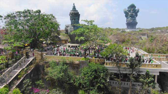 航拍巴厘岛神鹰广场