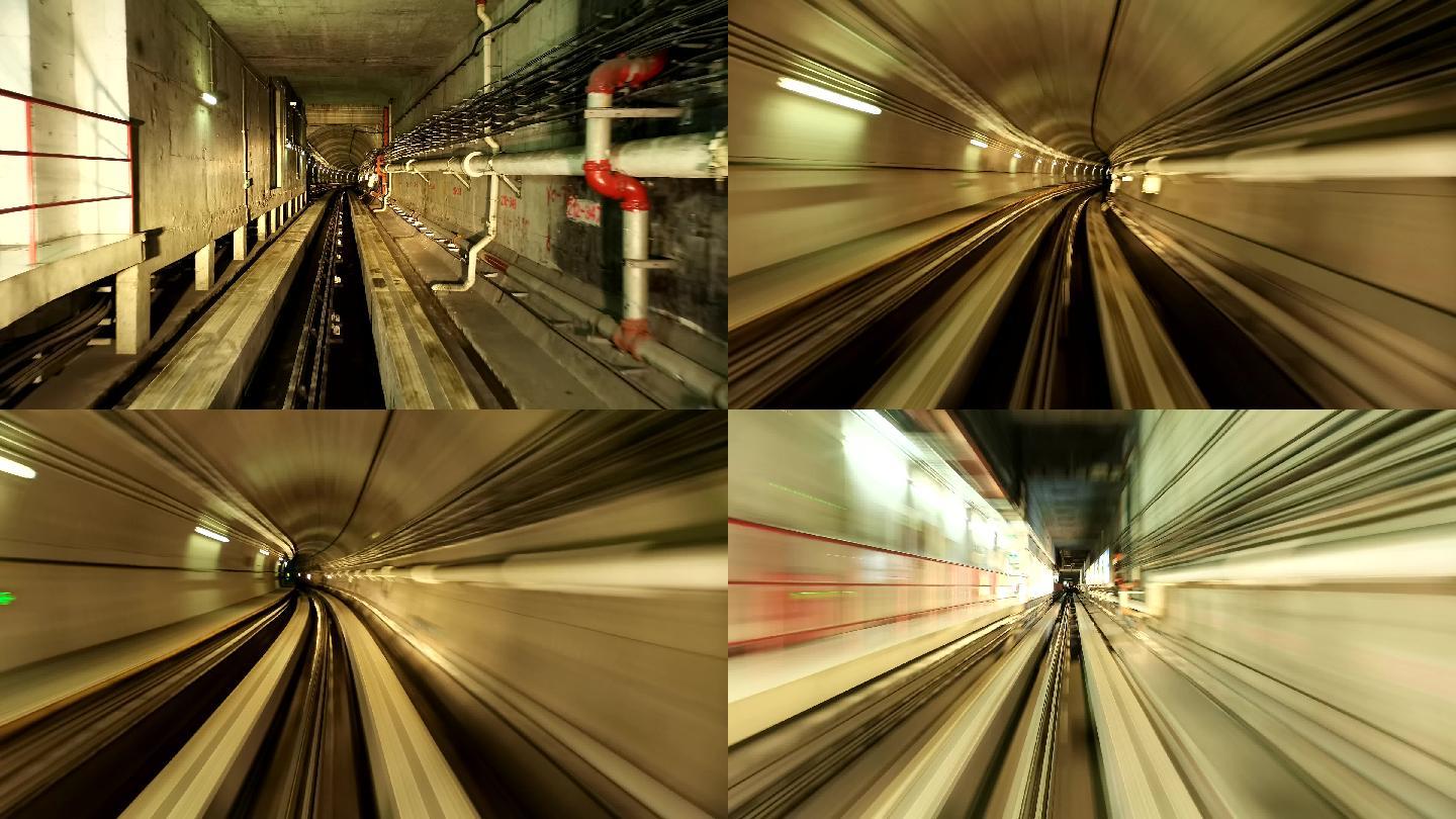 【原创】4K地铁延时拍摄无人驾驶轨道