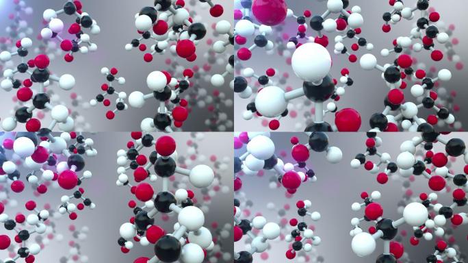 分子结构医疗保健和医学卡通科学