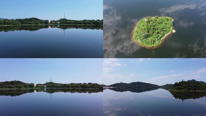 北京怀柔水库航拍