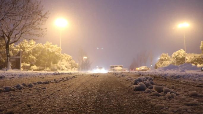 下雪的夜晚