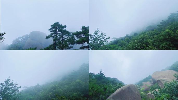 云海原始山林空气升格拍摄雾气弥漫凉爽天气