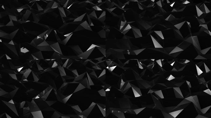 三角晶体背景水晶碎片质感反光叠加元素
