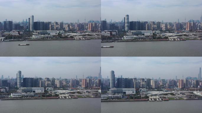 上海 航拍 外滩 前滩 世博 卢浦大桥