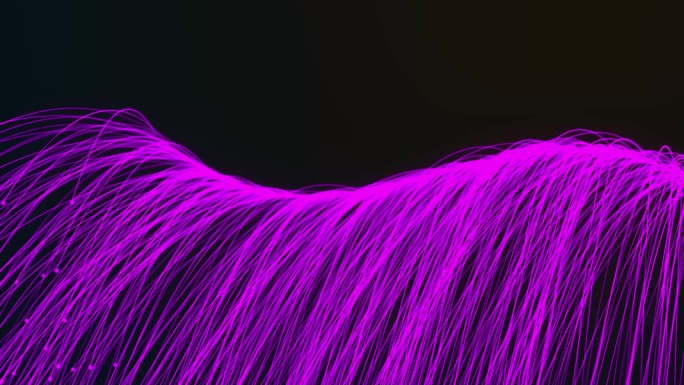 紫色粒子开花舞台背景