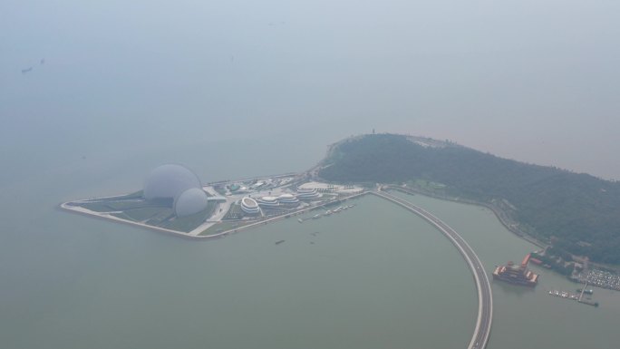 “城市门面”之海上明珠珠海大剧院  远景