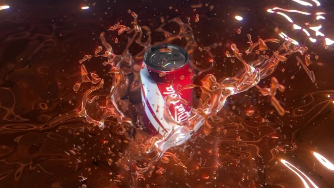 【广告】15S饮料易拉罐可乐小广告模板