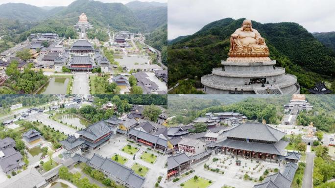 宁波雪窦寺4k航拍