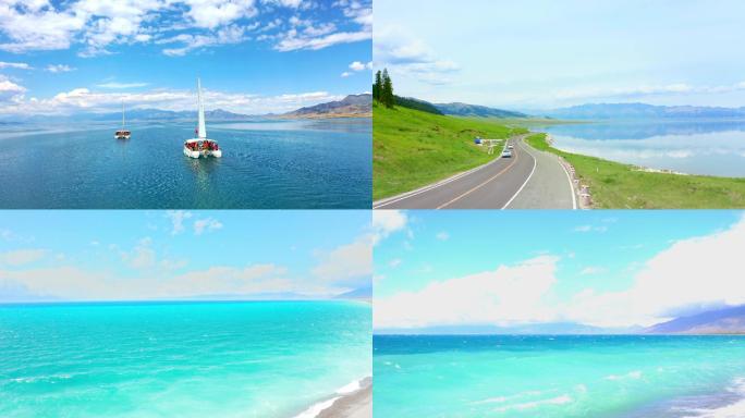 新疆旅游地-赛里木湖景区