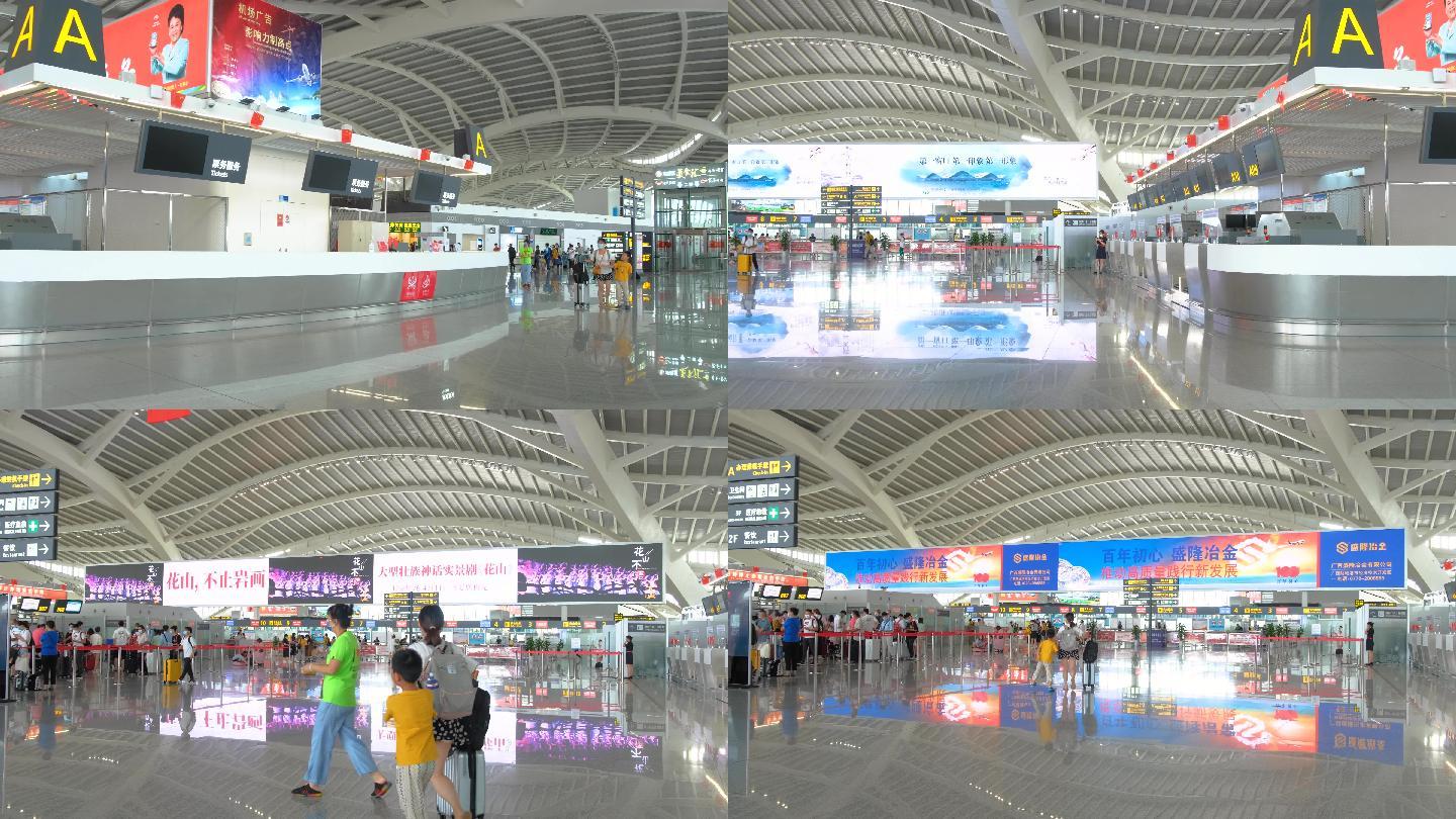 桂林国际两江机场T2航站楼内部环境实拍