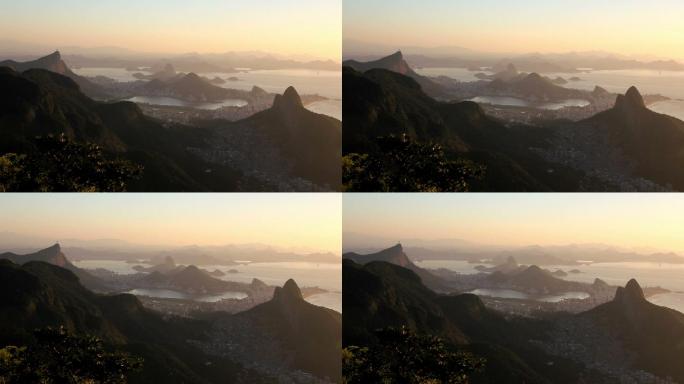 里约热内卢山脉巴西航拍
