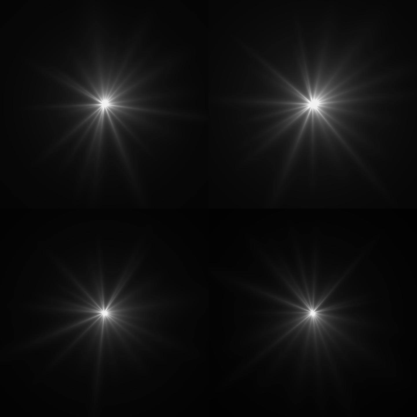 4k白色点光源循环通道