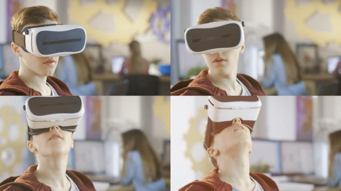 体现VR的男孩