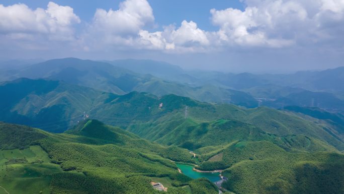 大径山乡村国家公园航拍延时