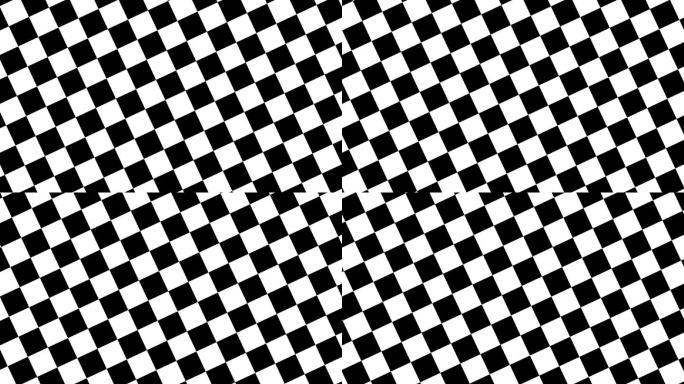 黑白棋盘格运动背景