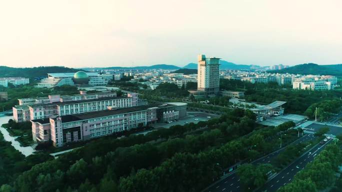 南京仙林大学城航拍