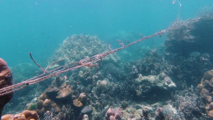海底的渔网