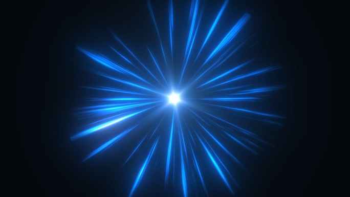 蓝色光线漩涡能量汇聚 2