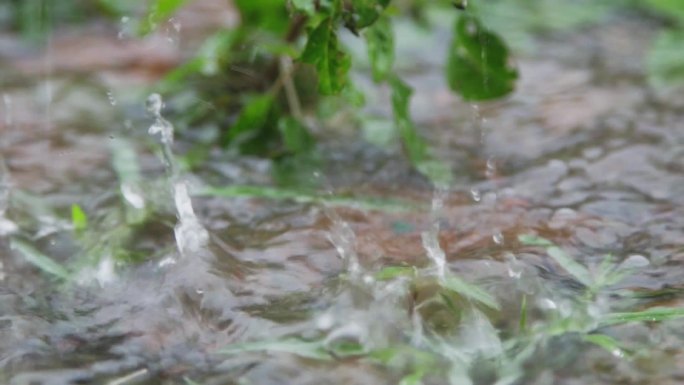 下雨空镜头