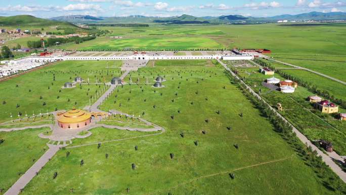 【合集】航拍京北草原大汗行宫风景区