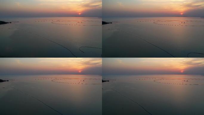 苏州太湖黄昏4K航拍