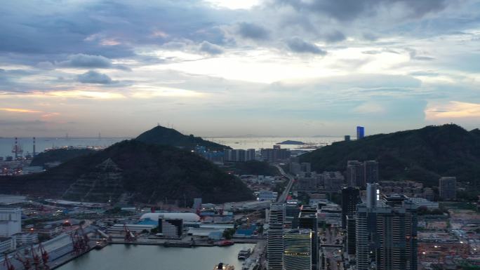 原创航拍 河口良港：深圳蛇口赤湾港