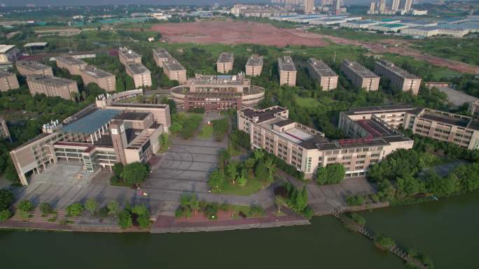 重庆交通大学4k航拍原素材