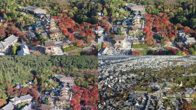 秋季是日本京都最好的季节之一清水寺