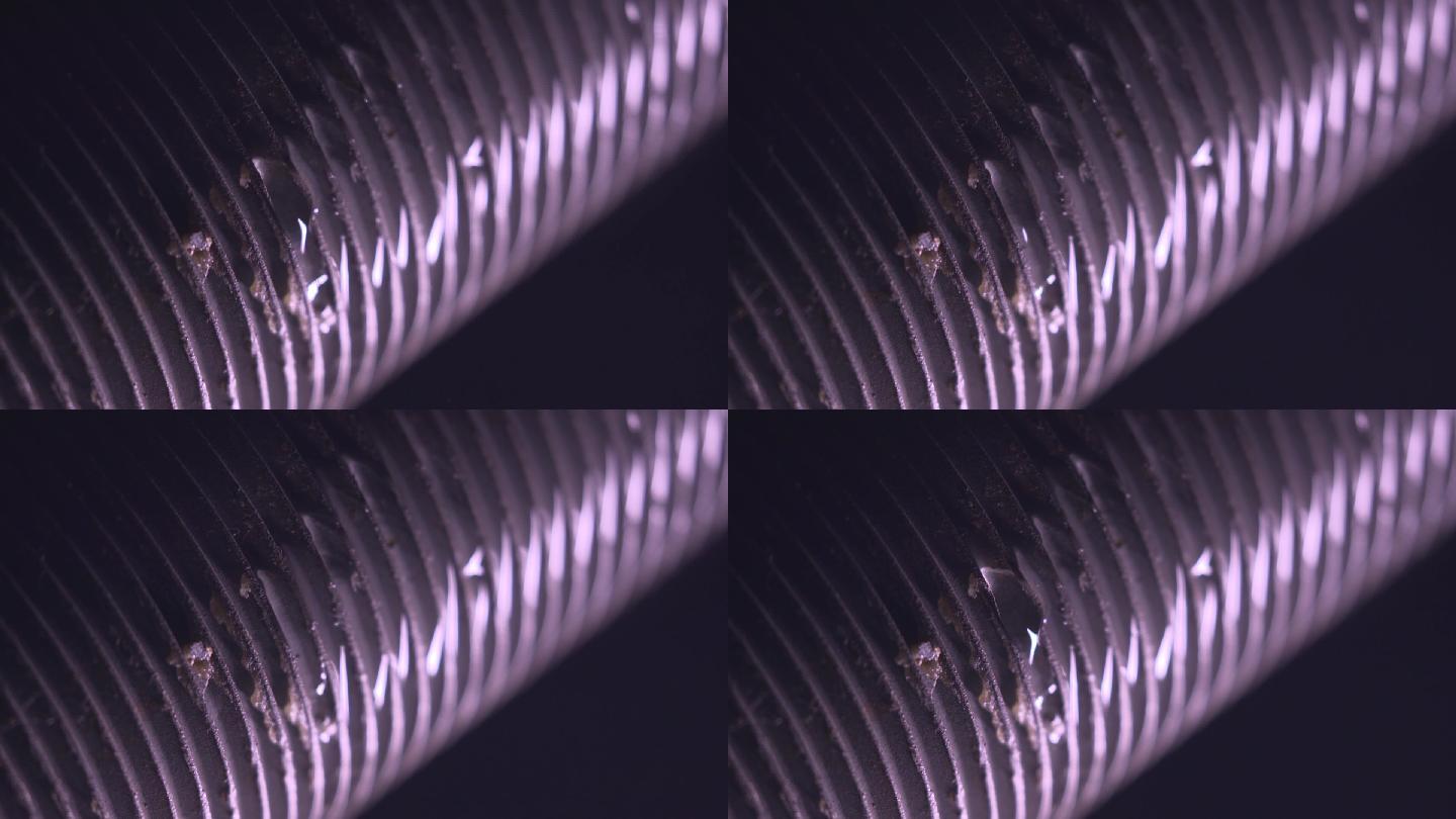【RAW】螺纹钢管水滴漏水-光影3