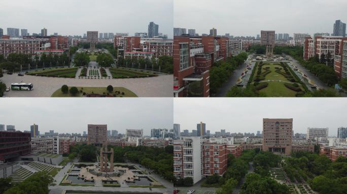 杭州电子科技大学下沙总部航拍