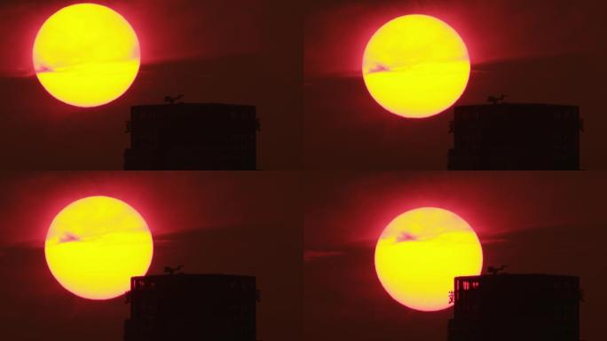 金色太阳落下01【延时】