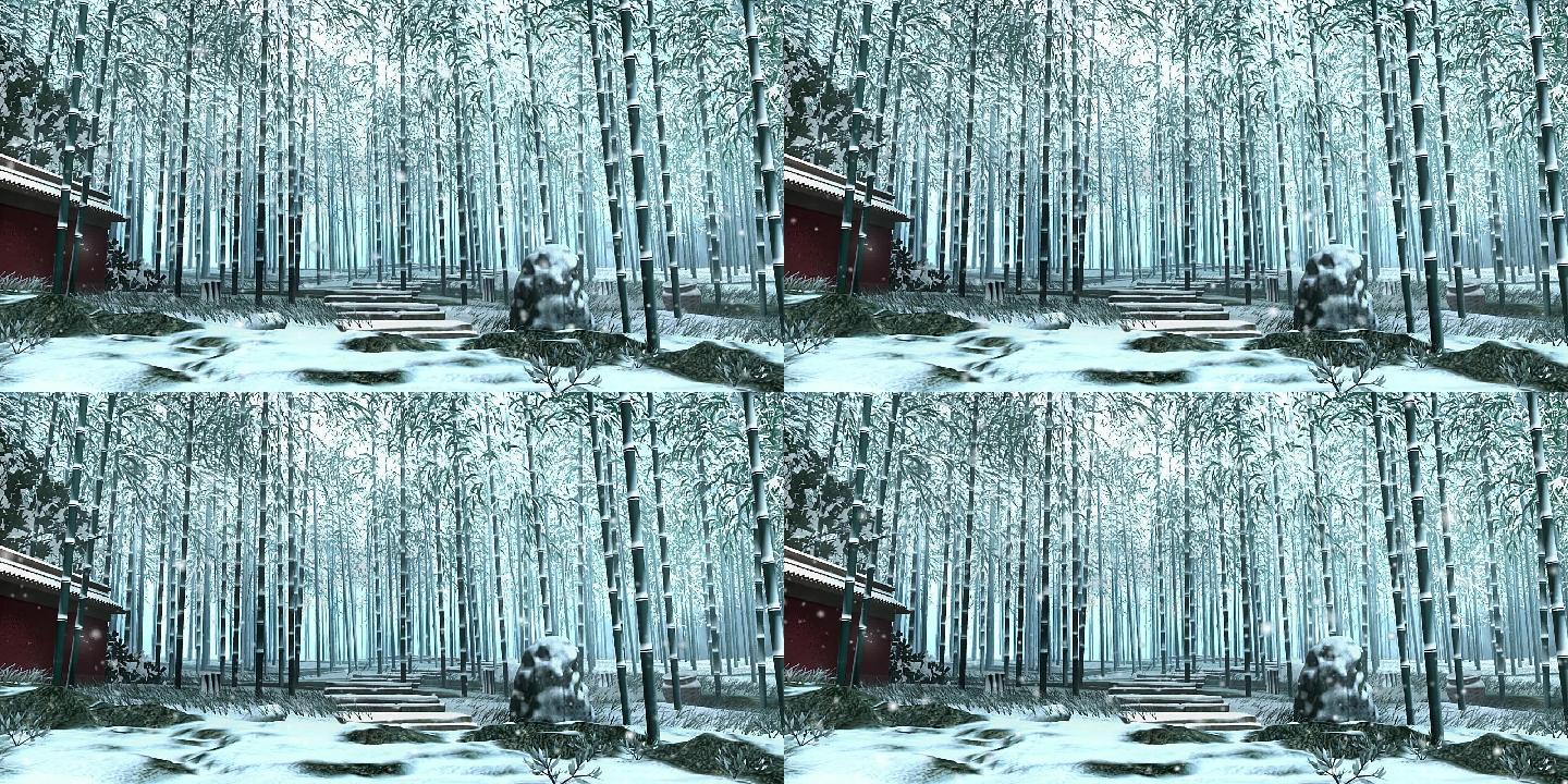 竹林-冬