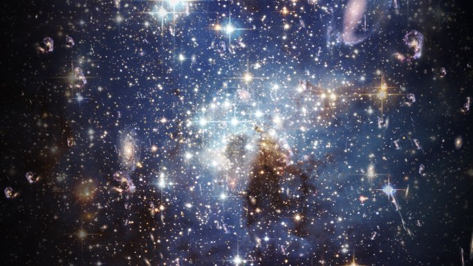 宇宙特效动画合成元素光效爆炸星空背景