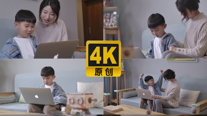 4K亲子互动家庭教育电脑互动