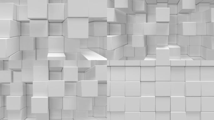 白色几何抽象背景运动现代平滑