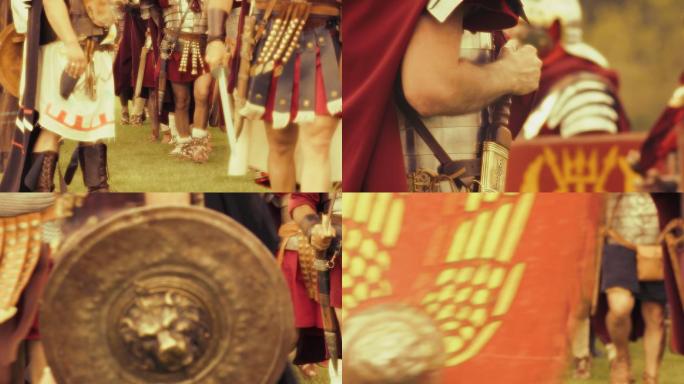 罗马军队权威敬畏战士-人