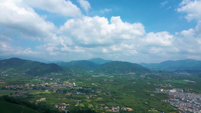 大径山乡村国家公园航拍风景