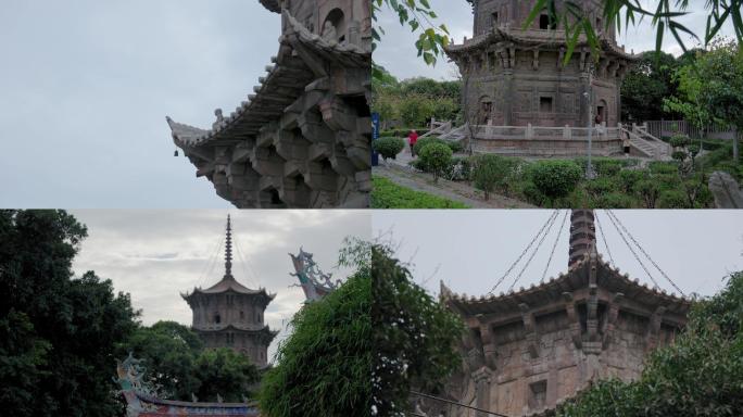 福建泉州千年古寺开元寺塔古建筑素材