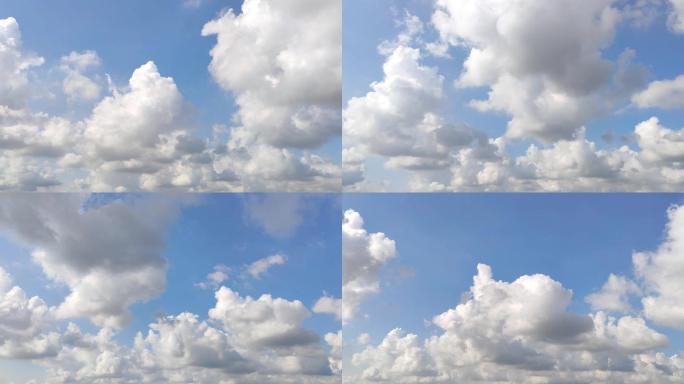蓝天白云移动延时拍摄素材