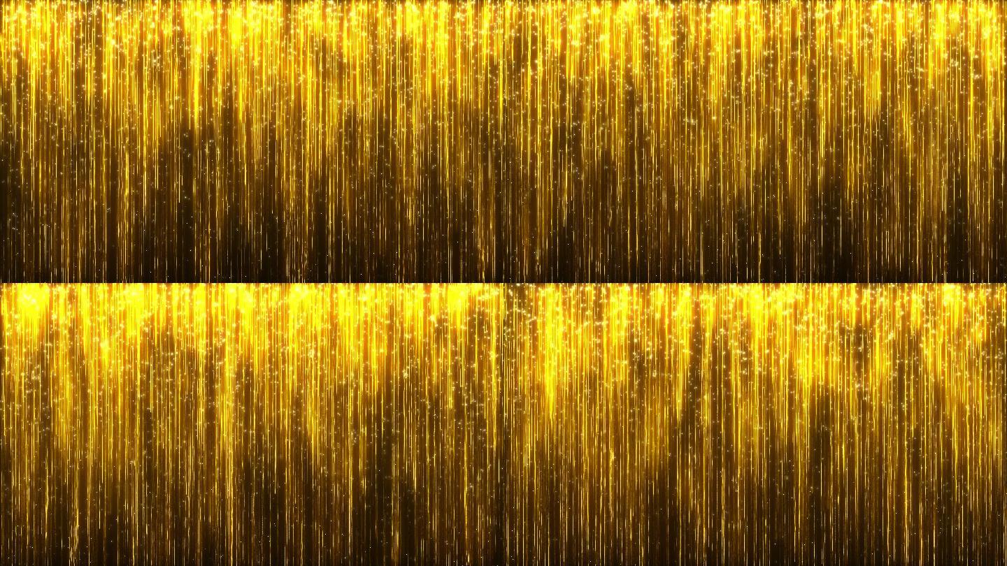 4K金色粒子瀑布2-loop循环