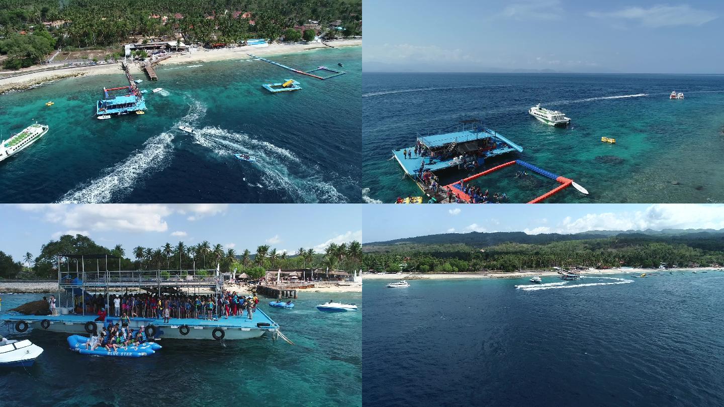 巴厘岛海滩快艇游船