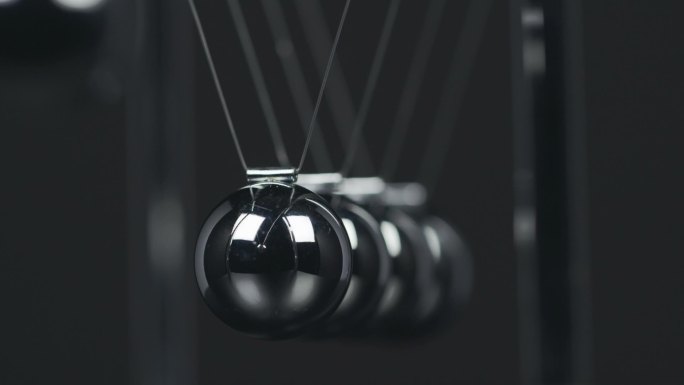 牛顿摇篮慢动作高端房地产艺术创意设计光影