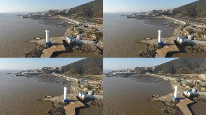 温州洞头乌仙岛码头赛尔灯塔DJI0154